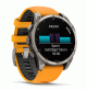 fēnix 8 – 47 mm, AMOLED - Sapphire, Titanium with Spark Orange/Graphite Silicone Band - 010-02904-11 - Garmin